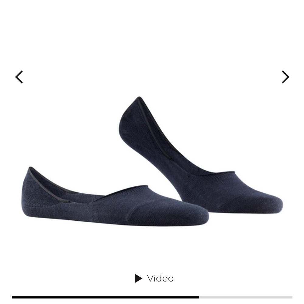 Falke Step Slipper Fit No-Show Socks – dark navy
